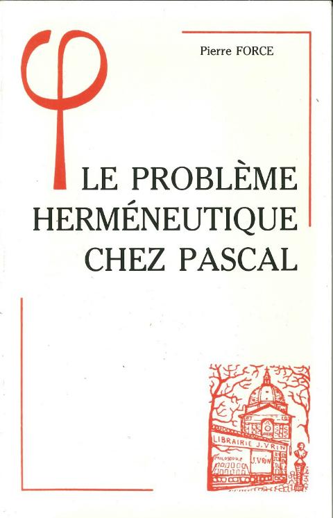 Le Problème herméneutique chez Pascal